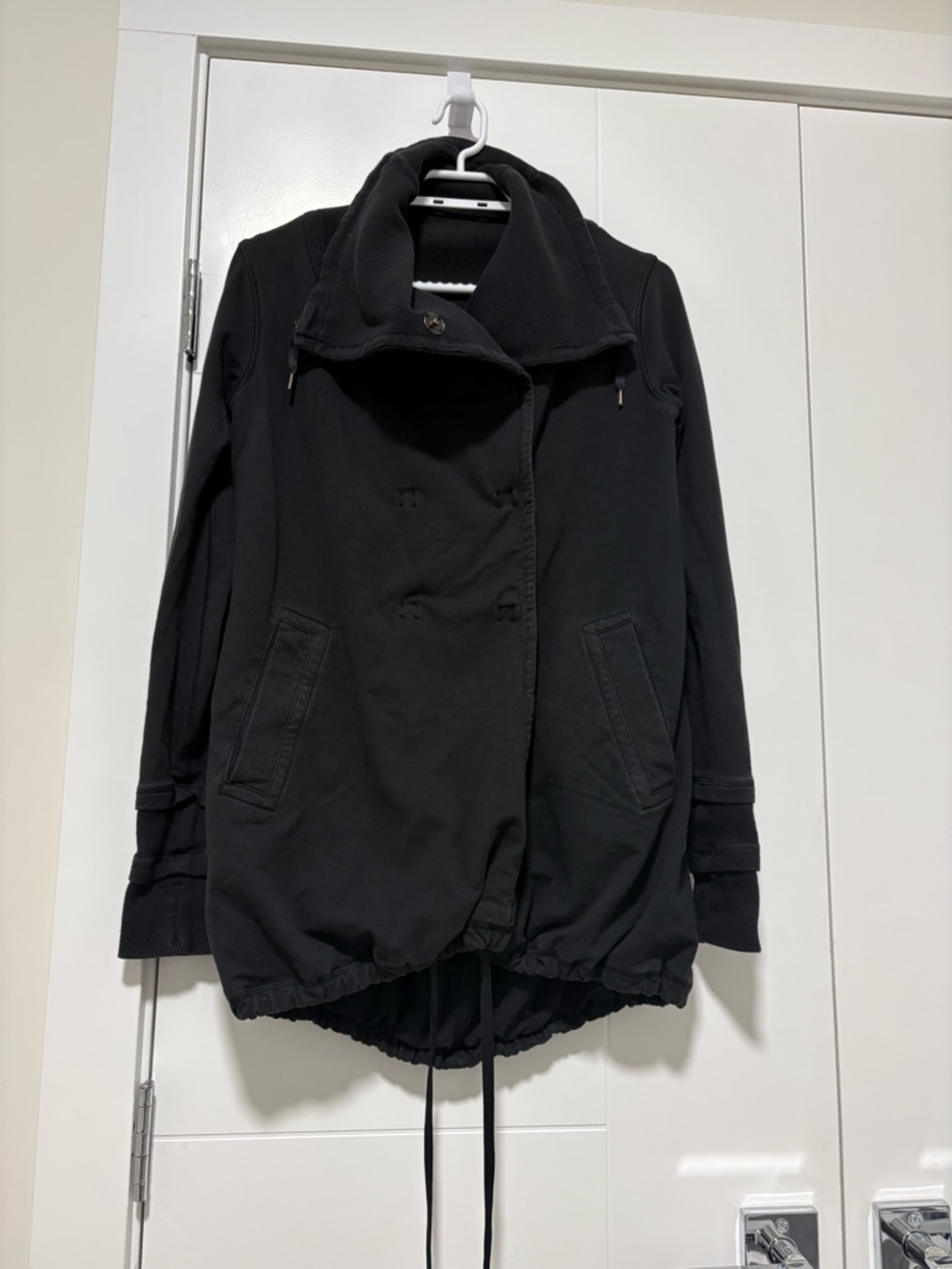 lululemon athletica Black Utility Jacket with Funnel Neck